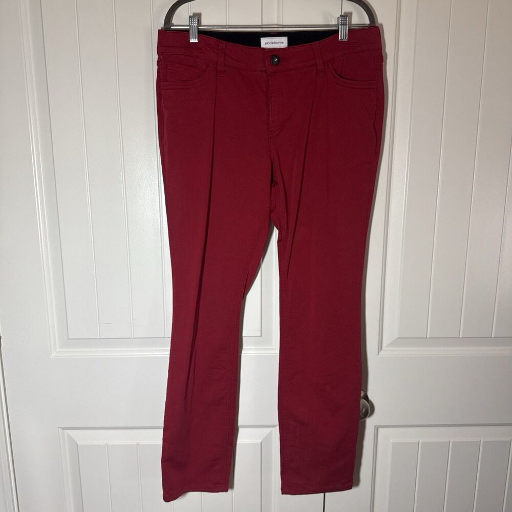 Liz Claiborne Women's Red Pant Sz 12x32 NWOT